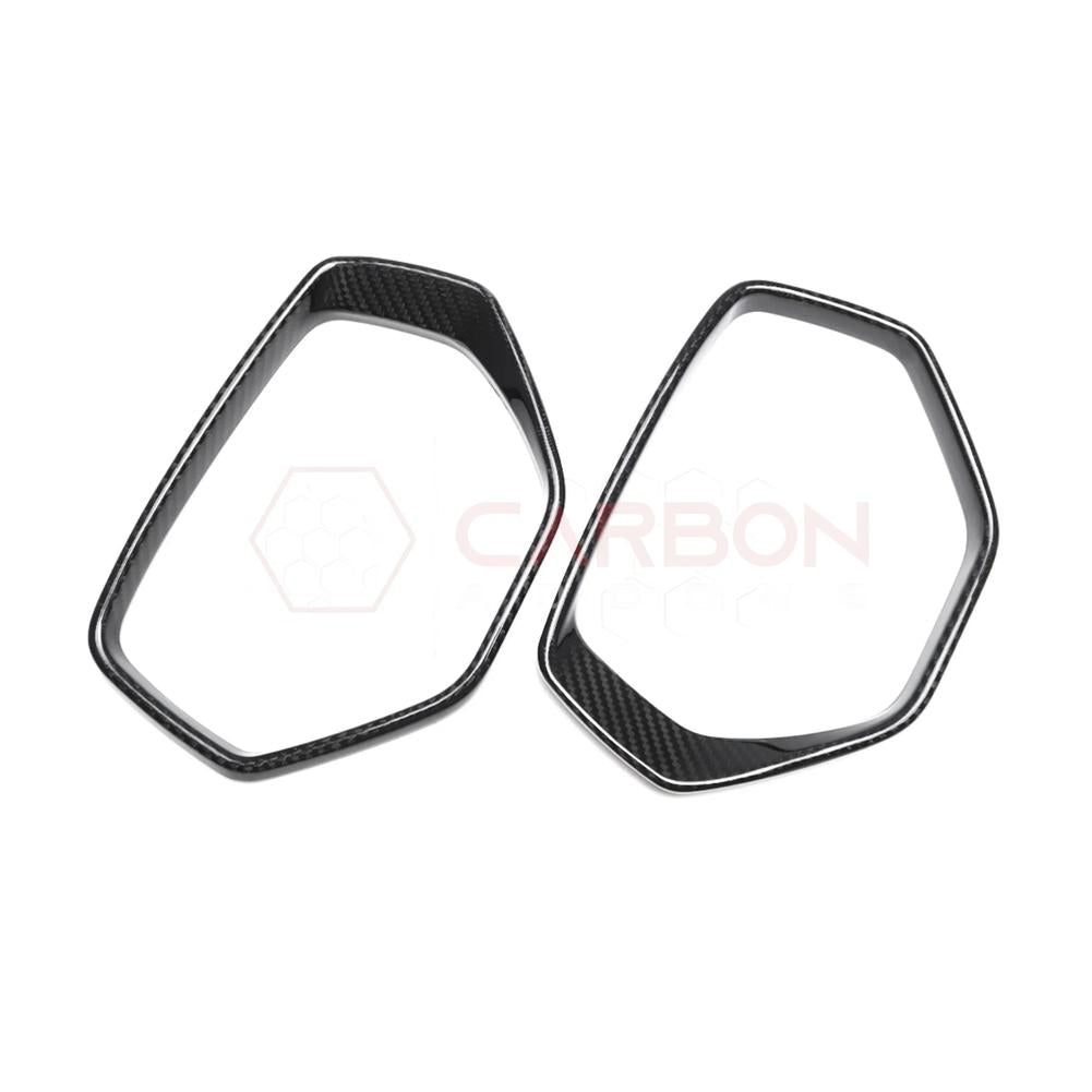 C8 Corvette Carbon Fiber Side Mirror Front Trim Cover (2020-2024)