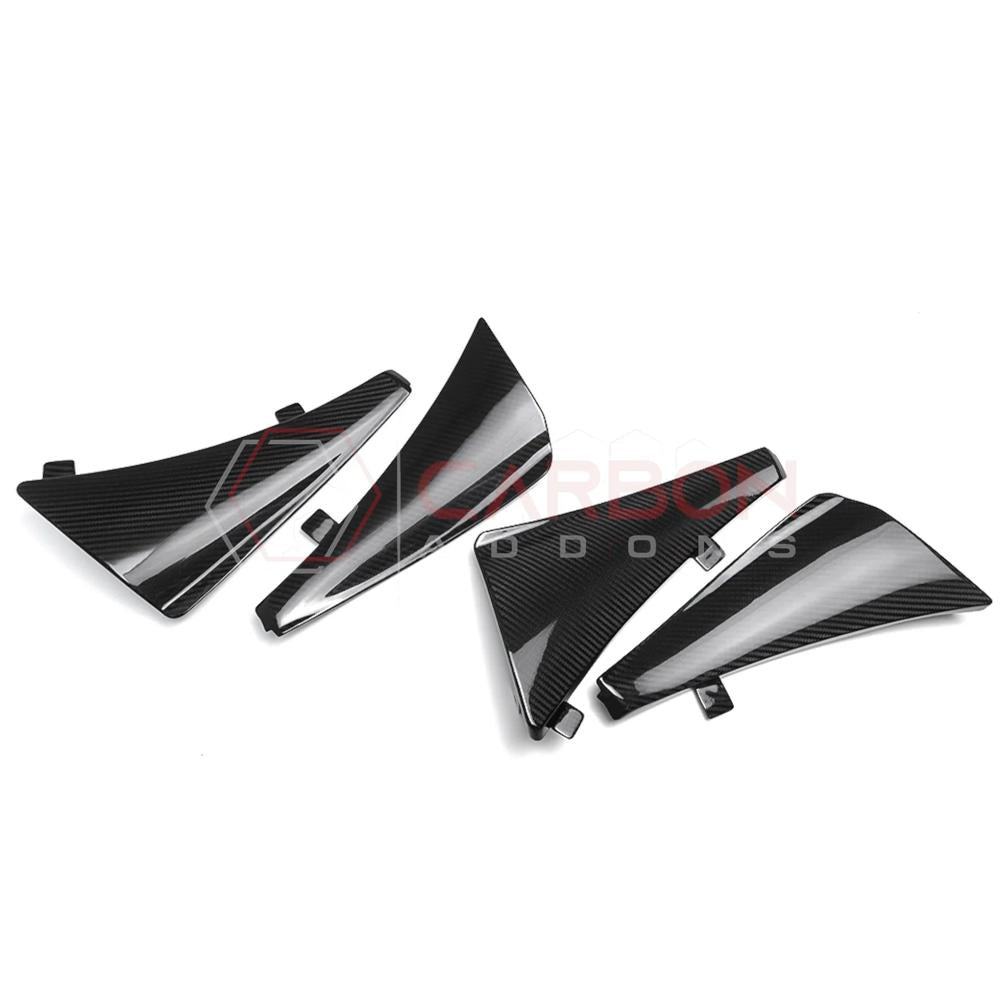 C8 Corvette Extended Mud Splash Guards | Carbon Fiber