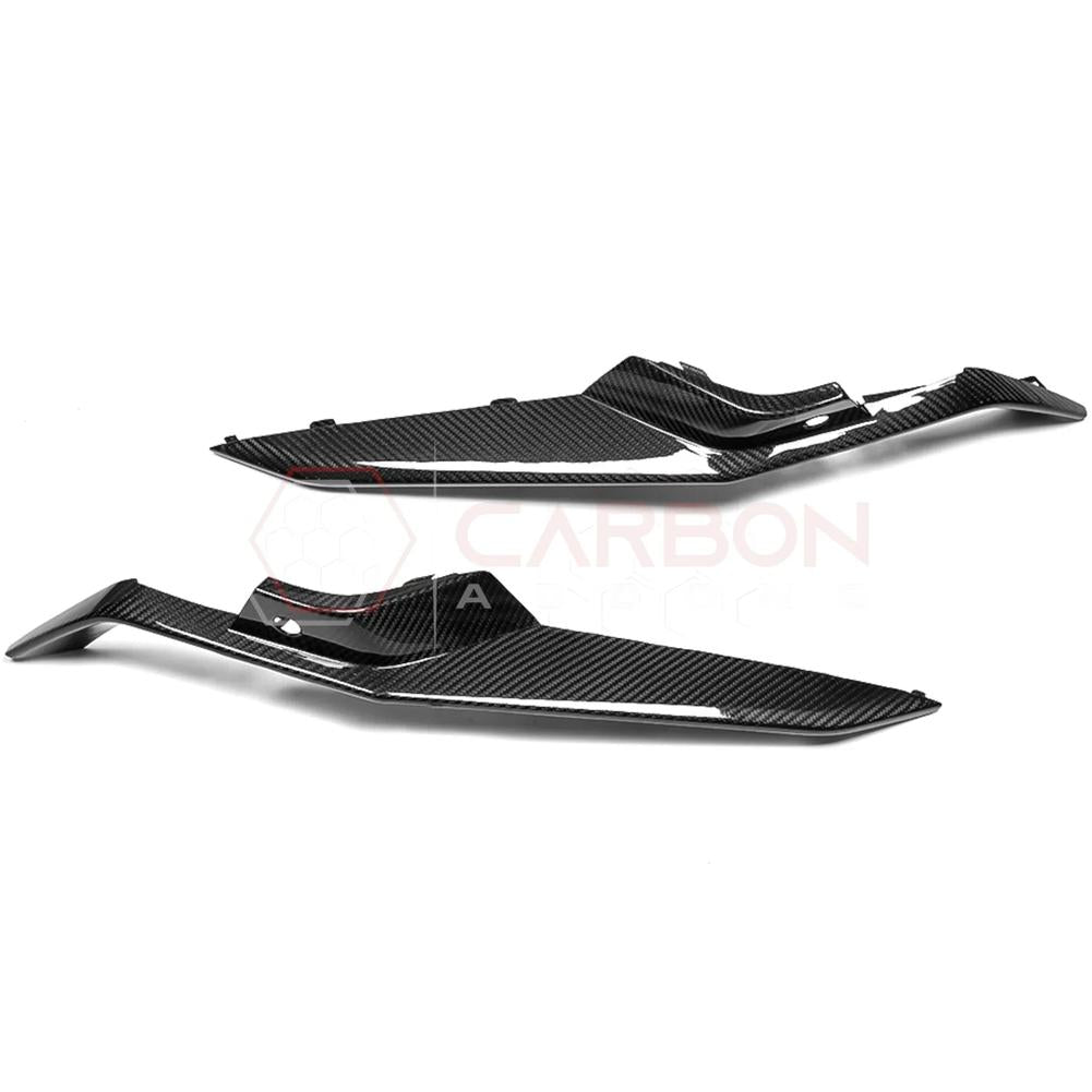 C8 Z06 Corvette Real Carbon Fiber Front Bumper Grill Trims