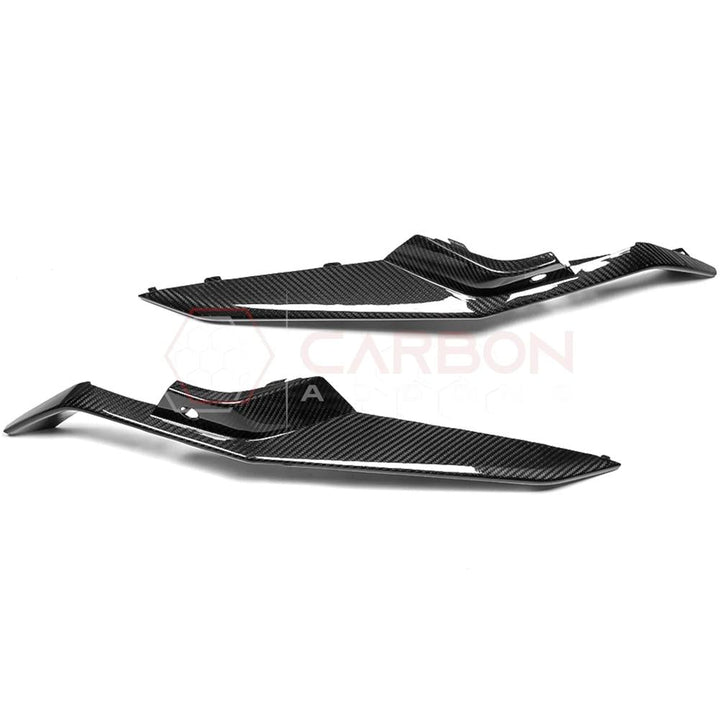 C8 Z06 Corvette Real Carbon Fiber Front Bumper Grill Trims