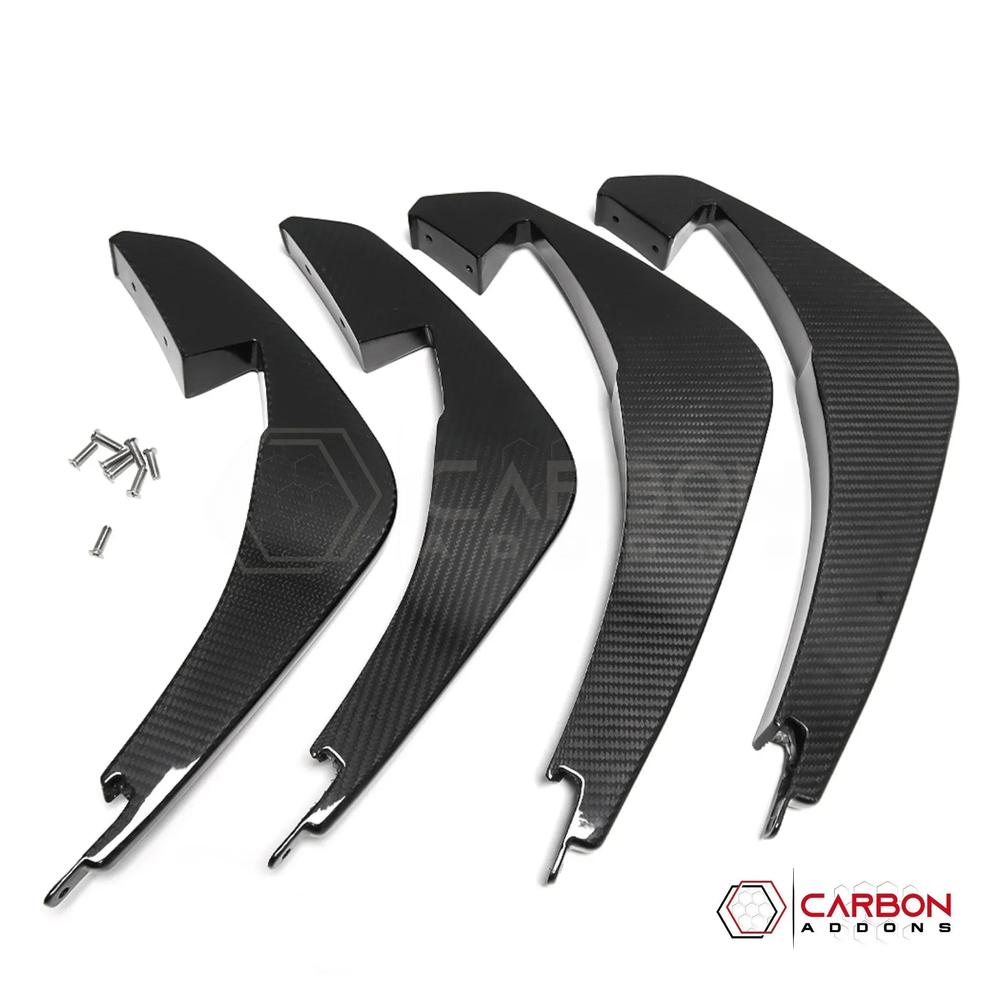 Strakes Rear Diffuser C8 Corvette Real Carbon Fiber Rear Diffuser Fins Strakes – CorvetteGuys.com