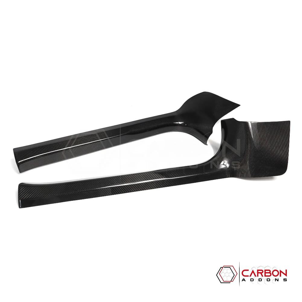 C8 Corvette Real Carbon Fiber Inner Door Sill Panel Covers