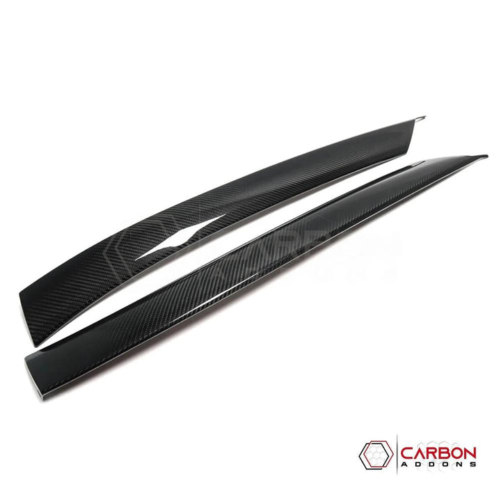 C8 Corvette Carbon Fiber A-Pillar Exterior Covers