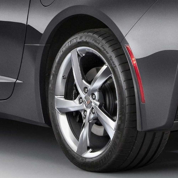 2014 C7 Corvette Stingray Genuine GM Rear Molded Splash Guards.,Exterior