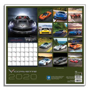 2020 Corvette 12 Month Calendar,Home & Office