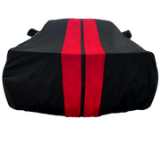 Corvette Ultraguard Plus Car Cover - Indoor/Outdoor Protection - Black W/ Red Stripes : C7 Stingray, Z51, Z06, Grand Sport