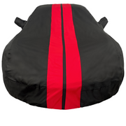 Corvette Ultraguard Plus Car Cover - Indoor/Outdoor Protection - Black W/ Red Stripes : C7 Stingray, Z51, Z06, Grand Sport
