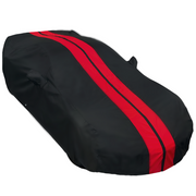 Corvette Ultraguard Plus Car Cover - Indoor/Outdoor Protection - Black W/ Red Stripes : C7 Stingray, Z51, Z06, Grand Sport