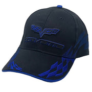 C6 Corvette - Embroidered Bad Vette Hat Blue