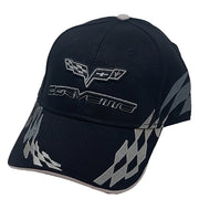 C6 Corvette - Embroidered Bad Vette Hat Silver