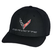 Next Generation C8 Corvette StayDri Performance Hat - Black,Hats