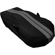 C8 Corvette Ultraguard Plus Car Cover - Indoor/Outdoor Protection - Black W/ Gray Stripes : Stingray, Z51,Car Covers
