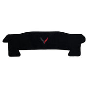 C8 Corvette Rear Cargo Mats - Lloyds Mats with C8 Crossed Flags : Convertible,Cargo Mats