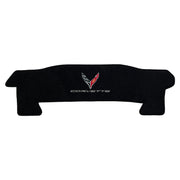 C8 Corvette Rear Cargo Mat - Lloyds Mats with C8 Crossed Flags & Corvette Script : Convertible,Cargo Mats