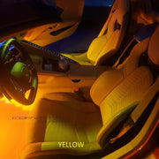 C8 Corvette Footwell LED Lighting Kit,[Yellow,Interior Lights