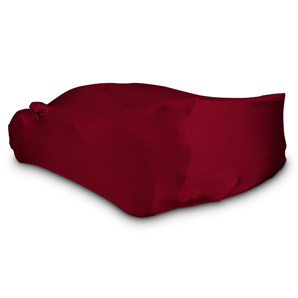C8 Corvette Ultraguard Stretch Satin Car Cover - Dark Red - Indoor : Stingray, Z51,Car Covers