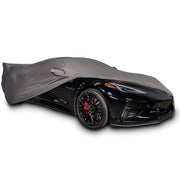 C8 Corvette Ultraguard Stretch Satin Car Cover - Grey - Indoor : Stingray, Z51