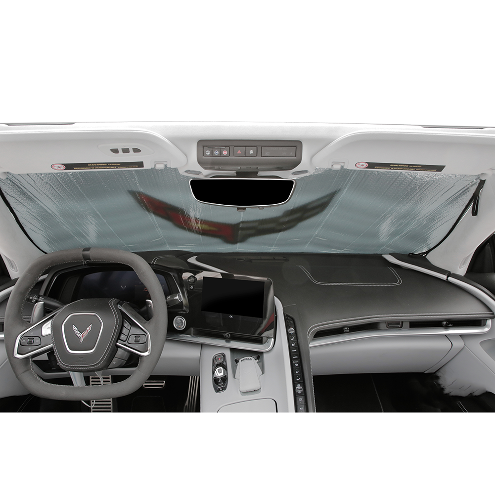 Corvette Folding Insulated Windshield Sun Shade 2020 2023 C8