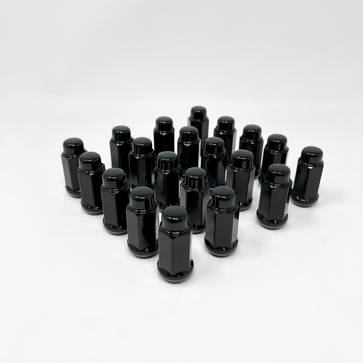 2020-2025 C8 Corvette Lug Nuts - Gloss Black (Set)