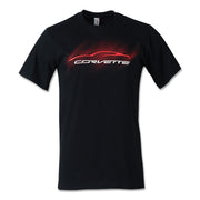 C7 Corvette Stingray Gesture Mist T-shirt : Black,Apparel