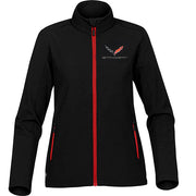 C7 Corvette Stingray Ladies Matrix Soft Shell Jacket,Jackets