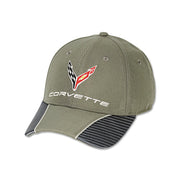 C8 Corvette Carbon Fiber Contrast Cap,Hats