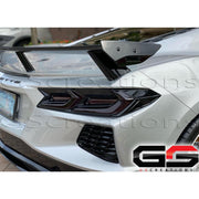 C8 Corvette Rear Tail Light Molded Acrylic Rear Blackout Smoked Covers,Blackout Kits