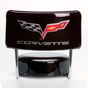 Corvette Stool with C6 Logo w/Back : EZ Comfort Stool,Chairs & Stools