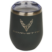 C8 Corvette Cece Thermal Tumbler : Dark Gray,Glassware & Mugs
