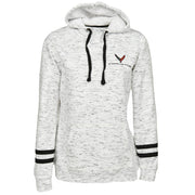 C8 Corvette Ladies Melange (Hoodie) Sweatshirt : Black,Sweatshirts