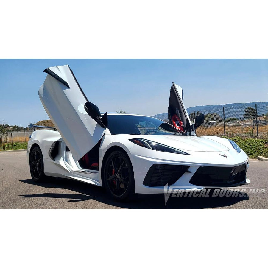 C8 2020-2021 Corvette Lambo Style Vertical Doors - Hinge Conversion Kit,Exterior Accessories