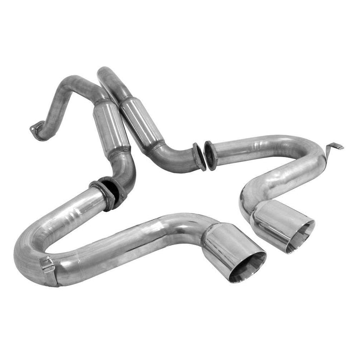 B&B Bullet Axle-Back Corvette Exhaust - Dual Round Tips (97-04 C5/C5 Z06),Exhaust
