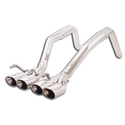 B&B Bullet Axle-Back Corvette Exhaust - Quad 4.5" Oval Tips (09-13 C6),Exhaust