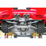B&B Bullet Axle-Back Corvette Exhaust - Quad Round Tips (97-04 C5/C5 Z06),Exhaust