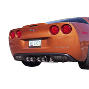 B&B Fusion Axle-Back Corvette Exhaust for NPP Equipped - Quad 4.5" Oval Tips (09-13 C6),Exhaust