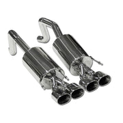 B&B PRT Axle-Back Corvette Exhaust - Quad 4.5" Oval Tips (09-13 C6),Exhaust