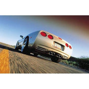 B&B PRT Axle-Back Corvette Exhaust - Quad Oval Tips (97-04 C5/C5 Z06),Exhaust