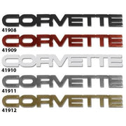 C4 1984-1990 Acrylic Rear Emblems,0