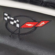 C5 Corvette Door Panel Armrest Cushions w/C5 Logo & Corvette Script: 1997-2004 C5,Interior