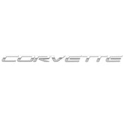(97-04 C5 / Z06) C5 Corvette Front Bumper Letters Inserts Stainless Steel,Exterior
