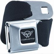 C5 Corvette Seatbelt Buckle Belt - Black,Apparel