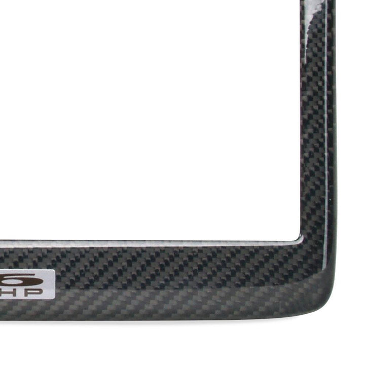 C5 Corvette Z06: 405HP License Plate Frame - Carbon Fiber,Exterior