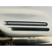 C5 & Z06 Corvette Rear Bumper Grilles - Perforated Stainless Steel,Exterior