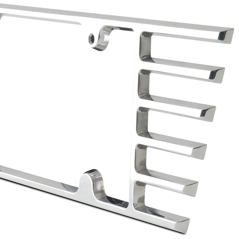 C6 2005 - 2013 Corvette Billet Open End License Plate Frame,Exterior