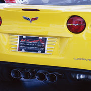 C6 2005 - 2013 Corvette Billet Open End License Plate Frame,Exterior