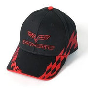 C6 Corvette - Embroidered Bad Vette Hat Red,Apparel
