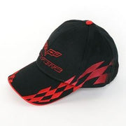 C6 Corvette - Embroidered Bad Vette Hat Red,Apparel