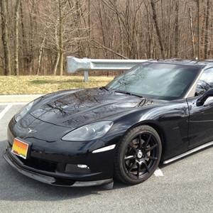 C6 Corvette Carbon Fiber ZR1 Style Front Splitter,Body Parts