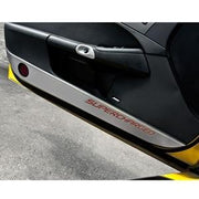 C6 Corvette Door Guards with Carbon Fiber Inlay,0