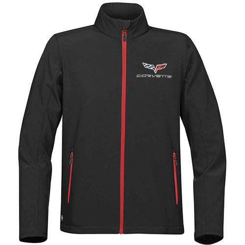 C6 Corvette Men's Matrix Soft Shell Jacket,Jackets